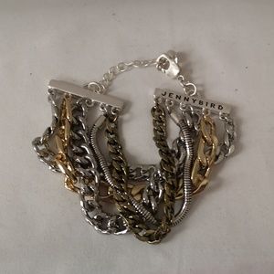 Jenny Bird Gold and Silver Chain Bracelet